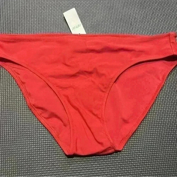 Aerie Bikini Bottom Brief Medium Red Swim NWT Swimwear - Picture 1 of 3